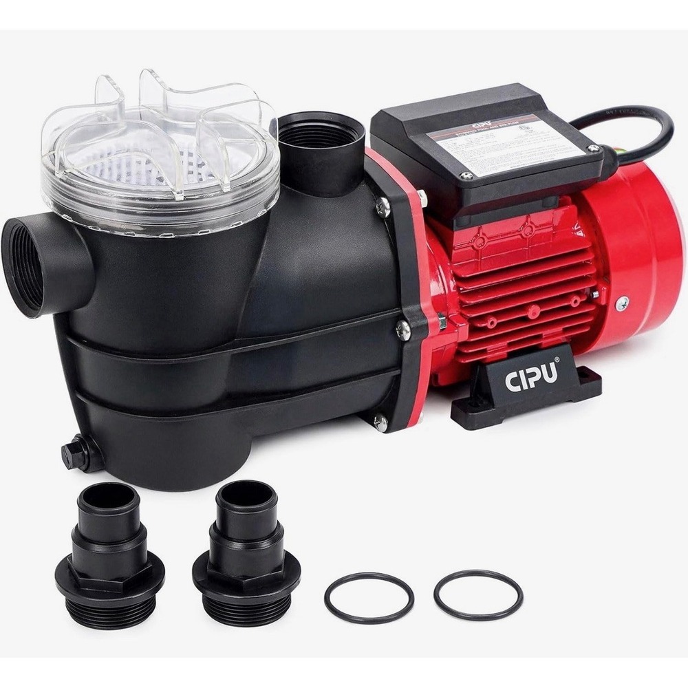 1/3 HP Pool Pump with Filter Basket, 2400 GPH above Ground Pool Pump with Hose A